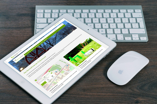 ServicePortal ServicePortal auf einem Tablet
