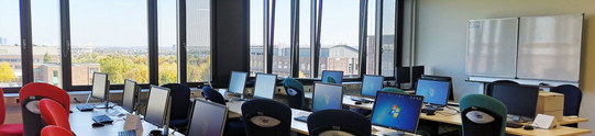 Schulungsraum Leerer ITMC-Schulungsraum 2.061 in der OH12